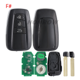 LONSDOR LT30-01 4 button smart key with TOYOTA 4A UNIVERSAL SMART KEY BOARD NUMBER 2000 2561 1320 2550 01 10 SUPPORTED MODELS： COROLLA(2019-)  LEVIN(2019-) COROLLA CROSS(2019-)  ALLION(2016-) CAMRY(2024-)