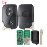 Lonsdor LT20-01 Smart Key with key shell 8A+4D Adjustable Frequency For Toyota & Lexus 3370 0140 A433 F433 5290 Support K518 & K518ISE & KH100+ Support Frequency: 312MHz/314.35MHz/315.12MHz/433.92MHz