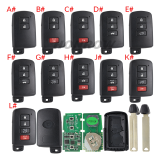 Lonsdor LT20-04 Smart Key with key shell 8A+4D Adjustable Frequency For Toyota & Lexus 0010 0020 7930 2110 Support K518 & K518ISE & KH100+
