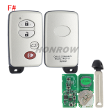 Lonsdor LT20-01 Smart Key with key shell 8A+4D Adjustable Frequency For Toyota & Lexus 3370 0140 A433 F433 5290 Support K518 & K518ISE & KH100+ Support Frequency: 312MHz/314.35MHz/315.12MHz/433.92MHz
