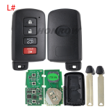 Lonsdor LT20-04 Smart Key with key shell 8A+4D Adjustable Frequency For Toyota & Lexus 0010 0020 7930 2110 Support K518 & K518ISE & KH100+