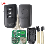 Lonsdor LT20-04 Smart Key with key shell 8A+4D Adjustable Frequency For Toyota & Lexus 0010 0020 7930 2110 Support K518 & K518ISE & KH100+