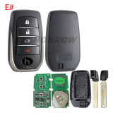 Lonsdor LT20-04 Smart Key with key shell 8A+4D Adjustable Frequency For Toyota & Lexus 0010 0020 7930 2110 Support K518 & K518ISE & KH100+
