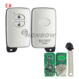 Lonsdor LT20-01 Smart Key with key shell 8A+4D Adjustable Frequency For Toyota & Lexus 3370 0140 A433 F433 5290 Support K518 & K518ISE & KH100+ Support Frequency: 312MHz/314.35MHz/315.12MHz/433.92MHz
