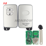 Lonsdor LT20-01 Smart Key with key shell 8A+4D Adjustable Frequency For Toyota & Lexus 3370 0140 A433 F433 5290 Support K518 & K518ISE & KH100+ Support Frequency: 312MHz/314.35MHz/315.12MHz/433.92MHz