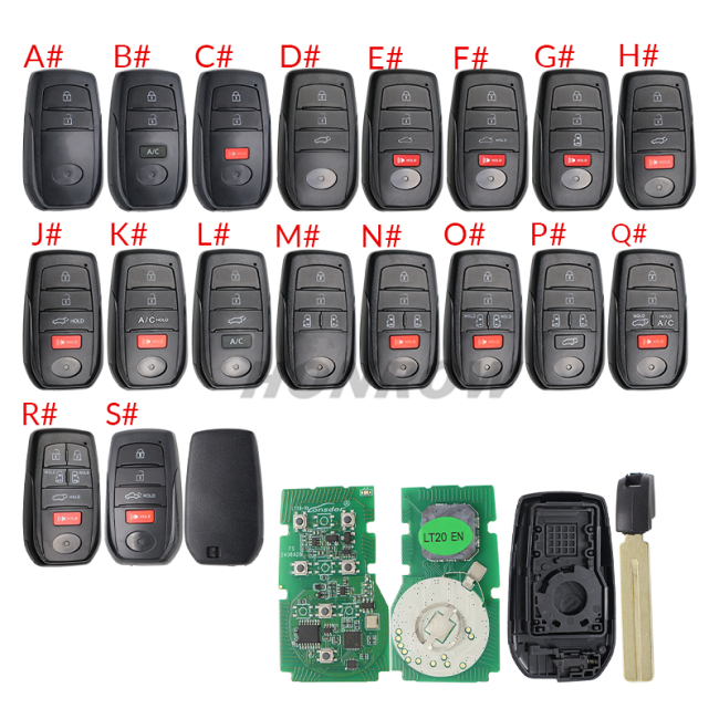 LONSDOR LT20-10  UNIVERSAL SMART KEY NEW MEMBER ·For Toyota 8A-BA ·Board Number 3041
