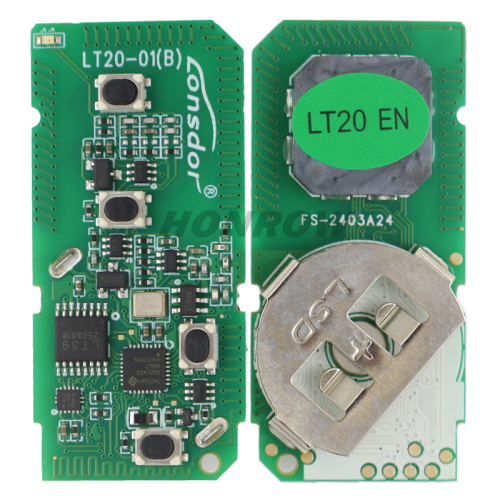 Lonsdor LT20-01 Smart Key with key shell 8A+4D Adjustable Frequency For Toyota & Lexus 3370 0140 A433 F433 5290 Support K518 & K518ISE & KH100+ Support Frequency: 312MHz/314.35MHz/315.12MHz/433.92MHz
