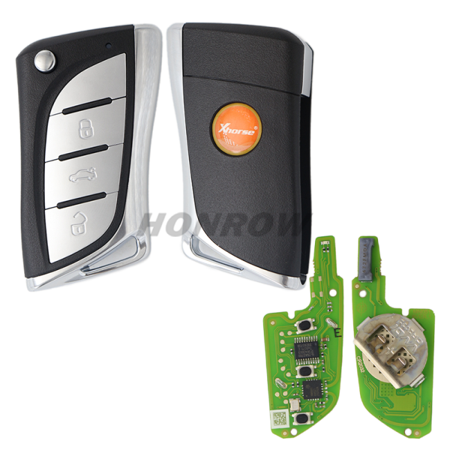 XHORSE VVDI for LEXUS FLIP KEY TYPE UNIVERSAL REMOTE KEY 4 BUTTONS – WIRELESS  XNLEX0EN