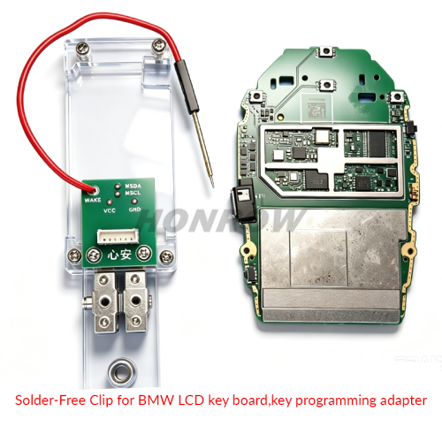 Solder-Free Clip for BMW LCD key board,key programming adapter（not include the key）