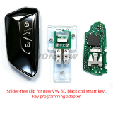 Solder-free clip for new VW 5D black coil smart key ,key programming adapter（not include the key）
