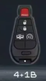 For GTL high quality Chrysler 2+1/3+1/4+1/5+1/6+1 button key pad，please choose which you need