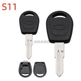 For Chery QQ transponder key head with short left blade S11 without logo