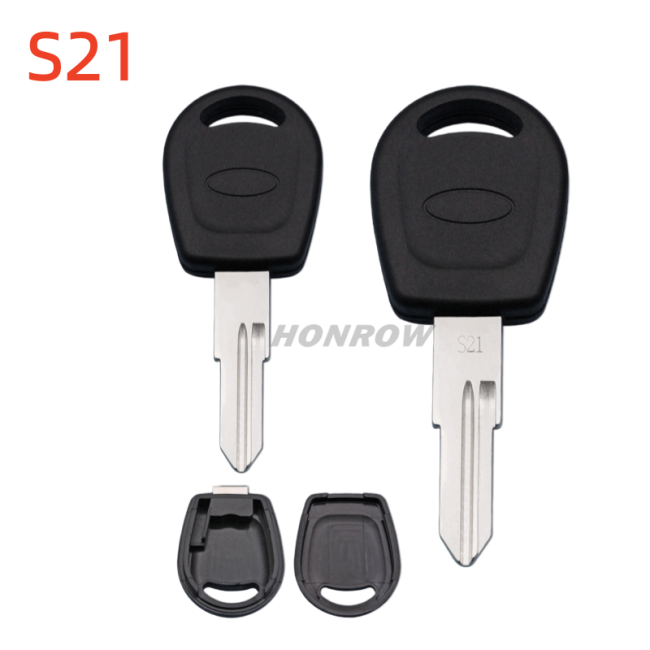 For Chery Q6 transponder key head with short left blade S21 without logo