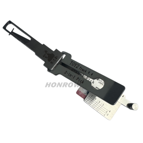 Original Lishi TOY2 Track V.4 2-in-1 pick for toyota 2 in 1 decode and lockpick