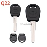 For Chery transponder key blank with right blade Q22 without logo
