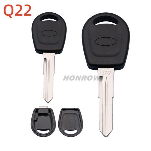 For Chery transponder key blank with right blade Q22 without logo