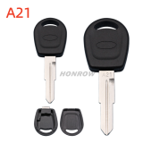 For Chery Tiggo /A5 transponder key blank with long left blade A21 without logo