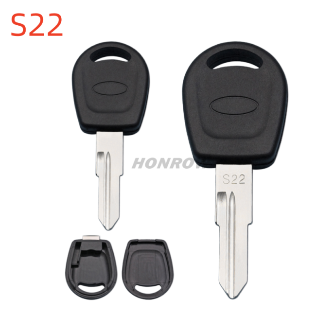 For Chery transponder key blank with short right blade S22 without logo