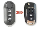 For Fiat 2/3/4 button modified remote key blank