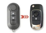 For Fiat 2/3/4 button modified remote key blank