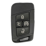 For VW 4+1 button smart key blank, red button on the side of key