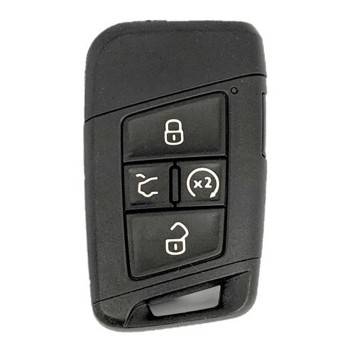 For VW 4+1 button smart key blank, red button on the side of key