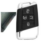 For VW atlas 2020y 4+1 button smart remote key with 5C 315Mhz  3G0.959.754.T OEM Key board+AF key shell