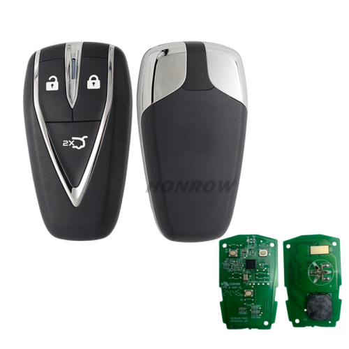 For Changan CS75 3 button remote key with 4A chip  NCF29AxMTT HIGAT AES FSK 433Mhz   3608030-MK02-AA