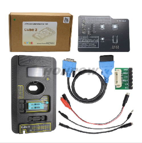 KYDZ cube2 support  Smart card generation, remote control generation,Equipped with comprehensive chip identification capabilities. Chip Copy: 46, 4D, 4C, 48; supports 8A chip key calculation (only for unlocked key pages). Key learning for Honda and Yamaha all key lost (with barcode)