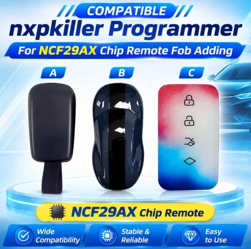 NXP Killer Universal Smart Car Key Supports Vehicles with Key Sensing, and Allows the Owner to Self-Match the Key