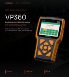 2026 VAPON VP360 Professional OBD Odometer Correction Tool/ Read/clear DTC 2-in-1 Handheld Programmer 1 year free update 