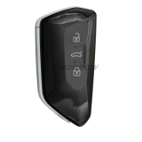 For VW MQB Golf Modified 3 button Remote Key Shell with HU162T key blade