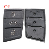 GTL High quality For VW Golf 7 MQB 3/4 button key pad