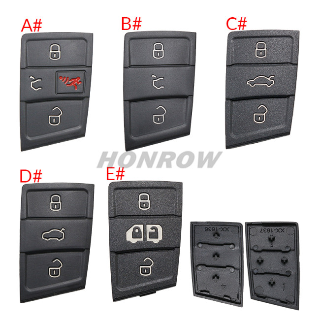 GTL High quality For VW Golf 7 MQB 3/4 button key pad