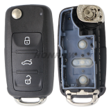 For Original VW 202AD 5K0959723AB 3 button remote key  blank