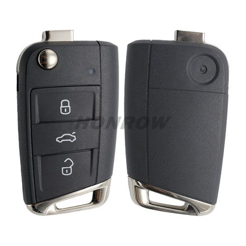 For Original VW Hitag Pro VAG  3 button remote key with 434mhz  MQB49 5C chip NCF2161W  5GD959752A