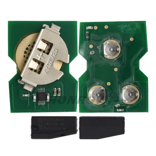 For BMW 3 button remote key with 2 track blade 433mhz with ID44 PCF7935 Chip