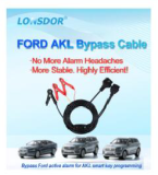 LONSDORFORDAKL Bypass Cable 1. Bypass vehicle active alarm during AKL smart key programming 2.No annoying alarm noise, more stable & efficient 3.Wide coverage for Ford & Lincoln models from 2015+ 4.Ideal tool for all locksmiths working on Ford & Lincoln cars