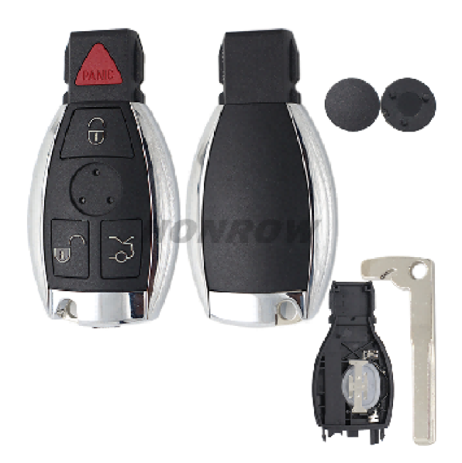 For Benz BGA 3+1 button remote  key blank