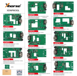 Xhorse XDNPM3GL MQB48 No Disassembly No Soldering 13 Full Set Adapters XDNPM3GL for VVDI PROG and Key Tool Plus Pad
