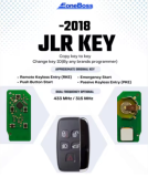 EoneBoss EJLR-01(5B) -2018 For LandRover/Jaguar Smart Key PCB, NCF29A1 PEPS Non UWB KEY with 315mhz