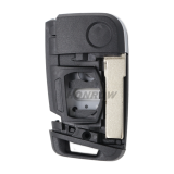 For VW Non-keyless MQB platform  3 button flip remote key  with ID48 chip-434mhz HU66 /HU162T Blade