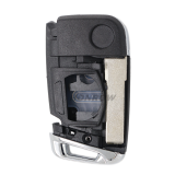 For VW Non-keyless MQB platform  3 button flip remote key  with ID48 chip-434mhz HU66 Blade OEM PCB+GTL key shell 