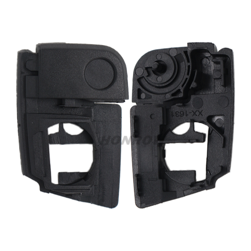 For VW Non-keyless MQB platform  3 button flip remote key  with ID48 chip-434mhz HU66 Blade OEM PCB+GTL key shell 