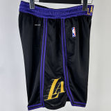 2023/24 Lakers Black NBA Cotton Pants