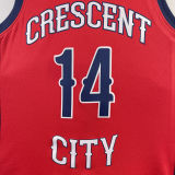 2023/24 Pelicans INGRAM #14 Red NBA Jerseys
