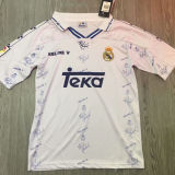 1994-1996 RM White Home Retro Soccer Jersey