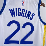 2023/24 Warriors WIGGINS #22 White NBA Jerseys