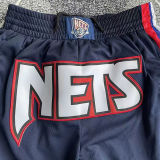 Nets Navy Blue Four Bags NBA Pants