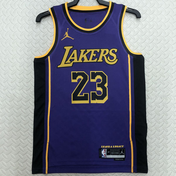 Lakers JAMES #23 Blue NBA Jerseys